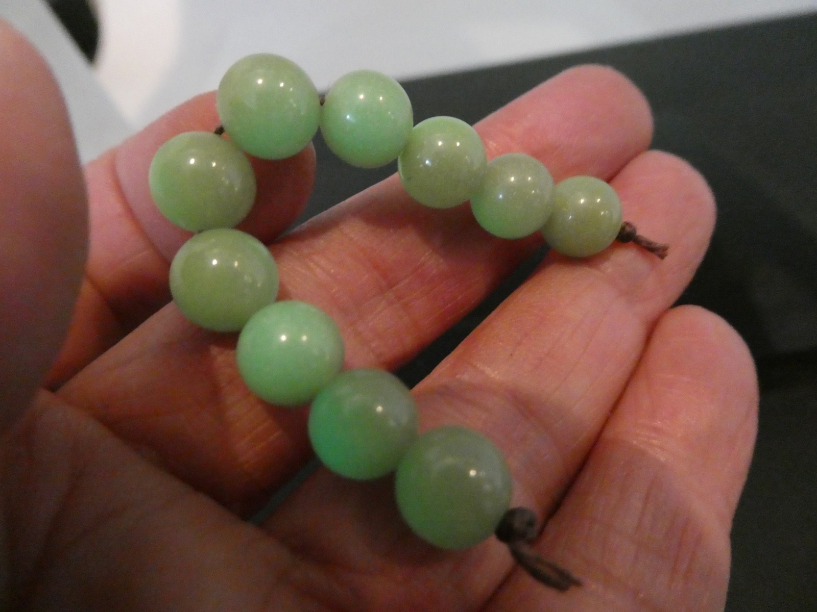 Green Phosphorescent Glow in The Dark Modern Ye Ming Zhu 10 Pieces Of 8mm Beads