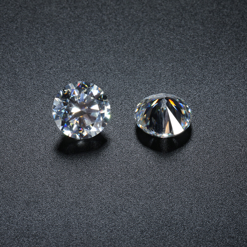 0.1-5CT Loose Moissanite Stone Diamond D Color VVS1 Round Cut With GRA Wholesale