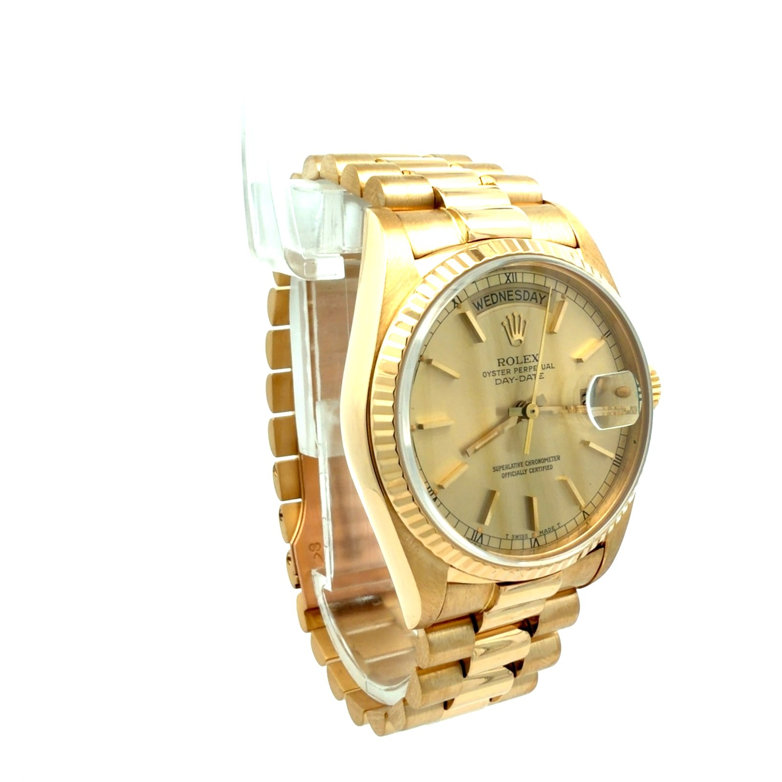 Rolex 18ct Yellow Gold Day Date Watch reference 18038