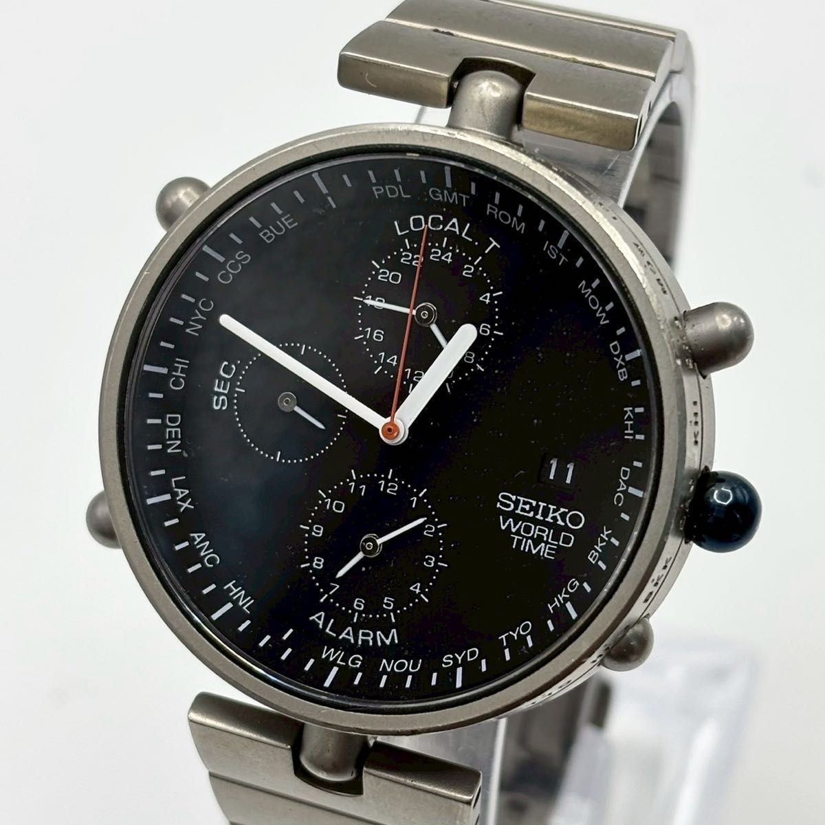 SEIKO World Time 5T52-0010 Quartz Limited Watch