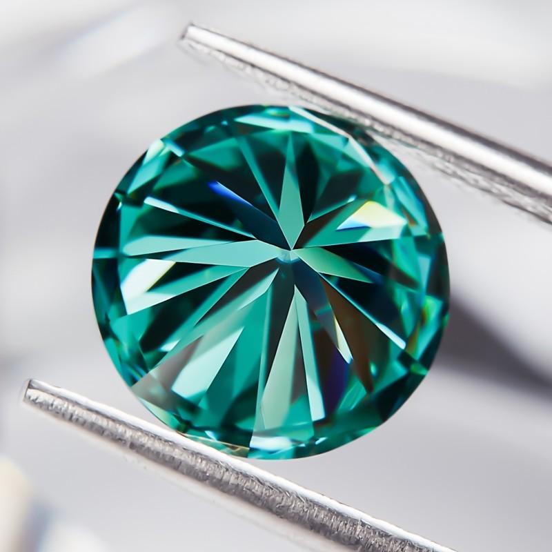 Multicolor 0.5-10ct Round Cut Full Size Loose Moissanite GRA VVS1 Wholesale