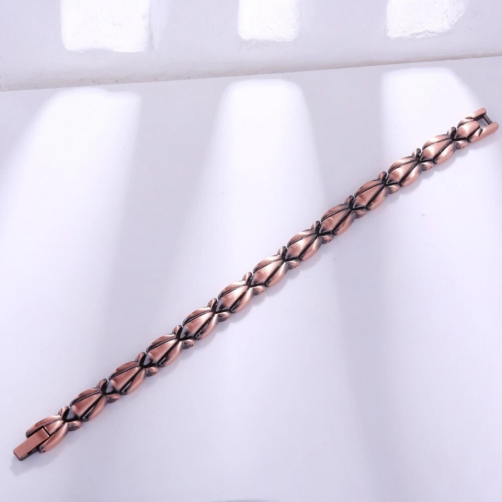 Pure Copper Magnetic Link Bracelet Arthritis Pain Relief Therapy for Women Gift