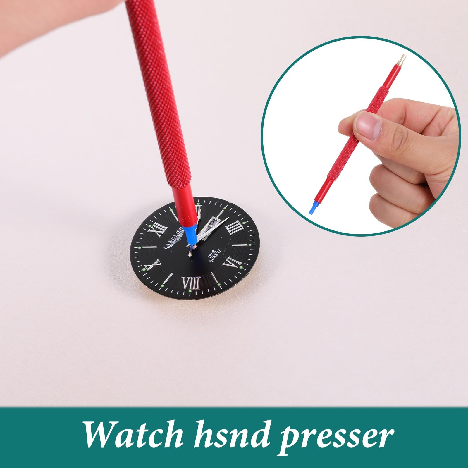 5 Pcs Watch Hands Repair Tool Kit, Stainless Steel Watch Hand Setting Tool, P…