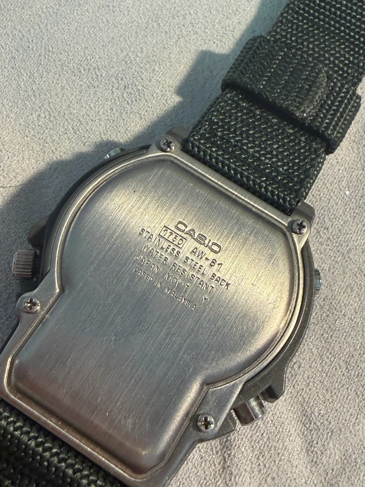 Rare Vintage Casio AW-61 Men’s Ana-Digi Sports Watch Module 1750 1990s