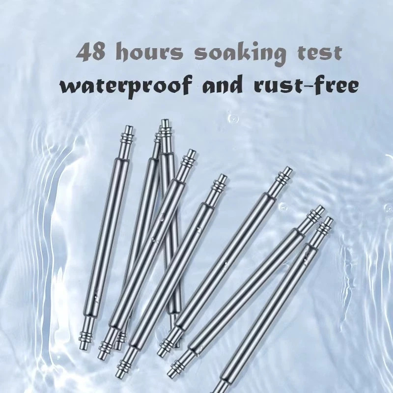10 pcs Watch Spring Bar Pins Watchband Stainless Steel -Diameter 1.5mm or 1.8mm