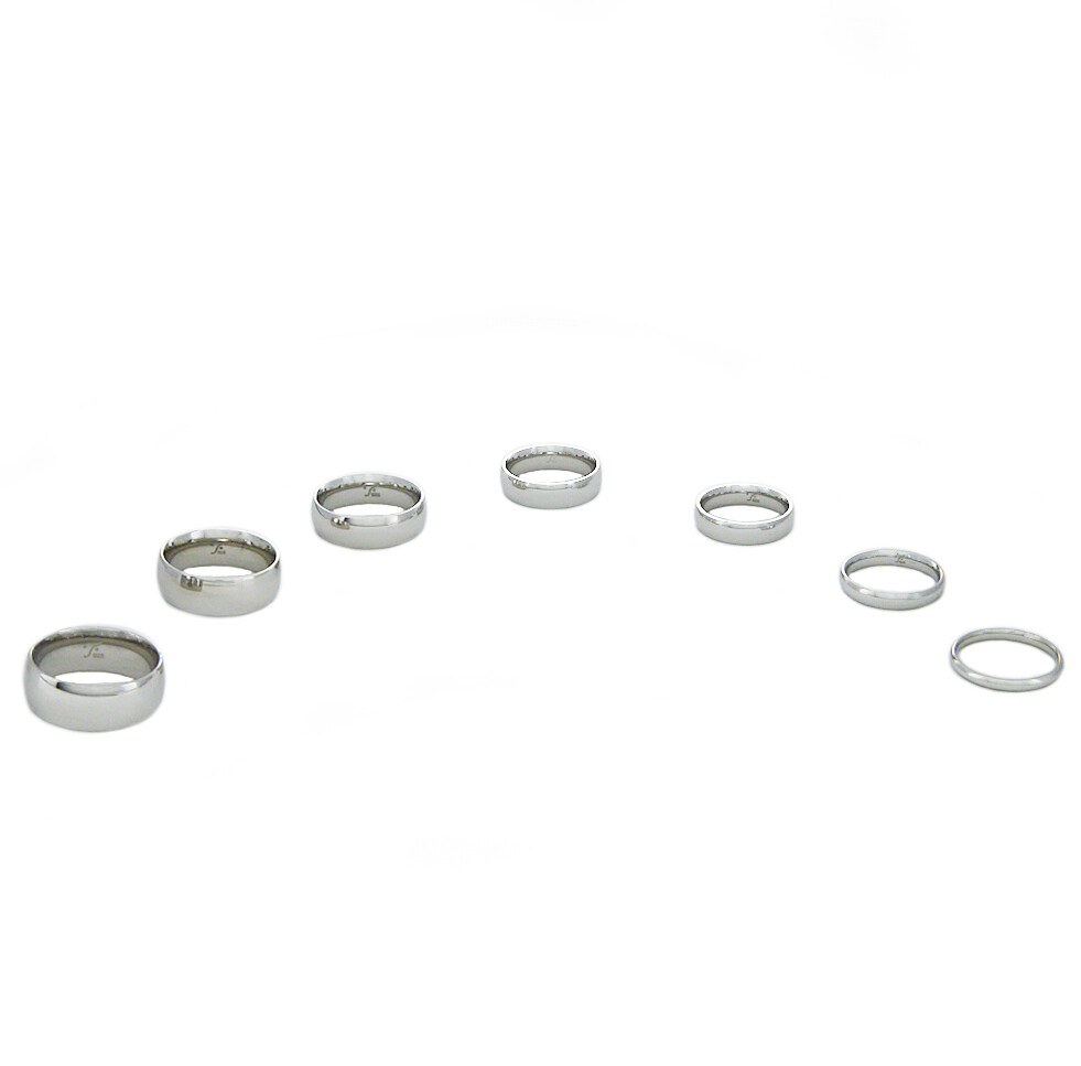 Mens Sterling Silver 925 Wedding Band Comfort Fit FREE ENGRAVING Gift for Dad