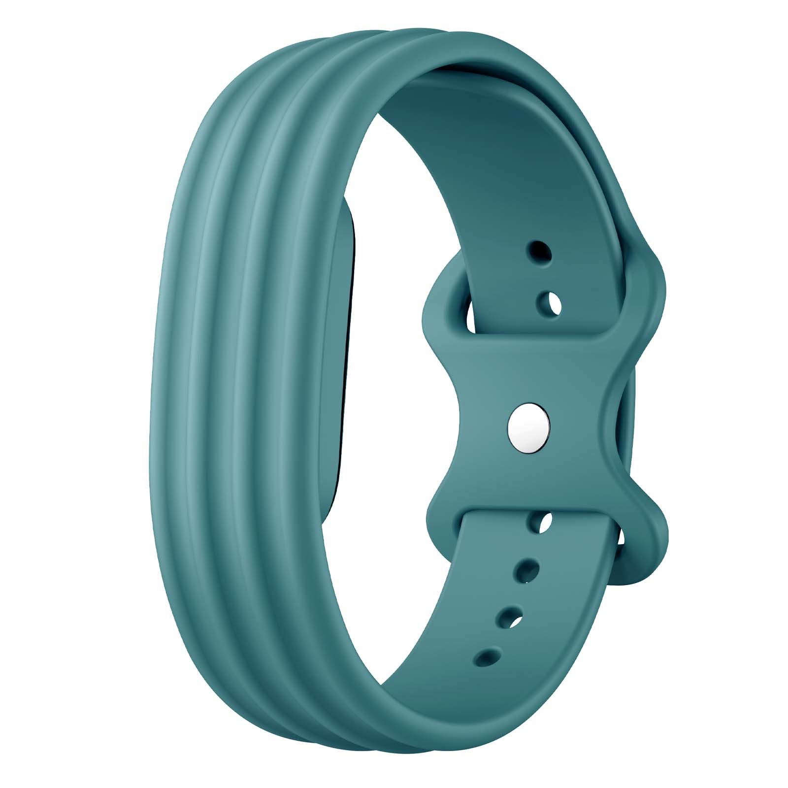 For Google Fitbit Air Sports Breathable Silicone Loop Adjustable Bracelet Strap
