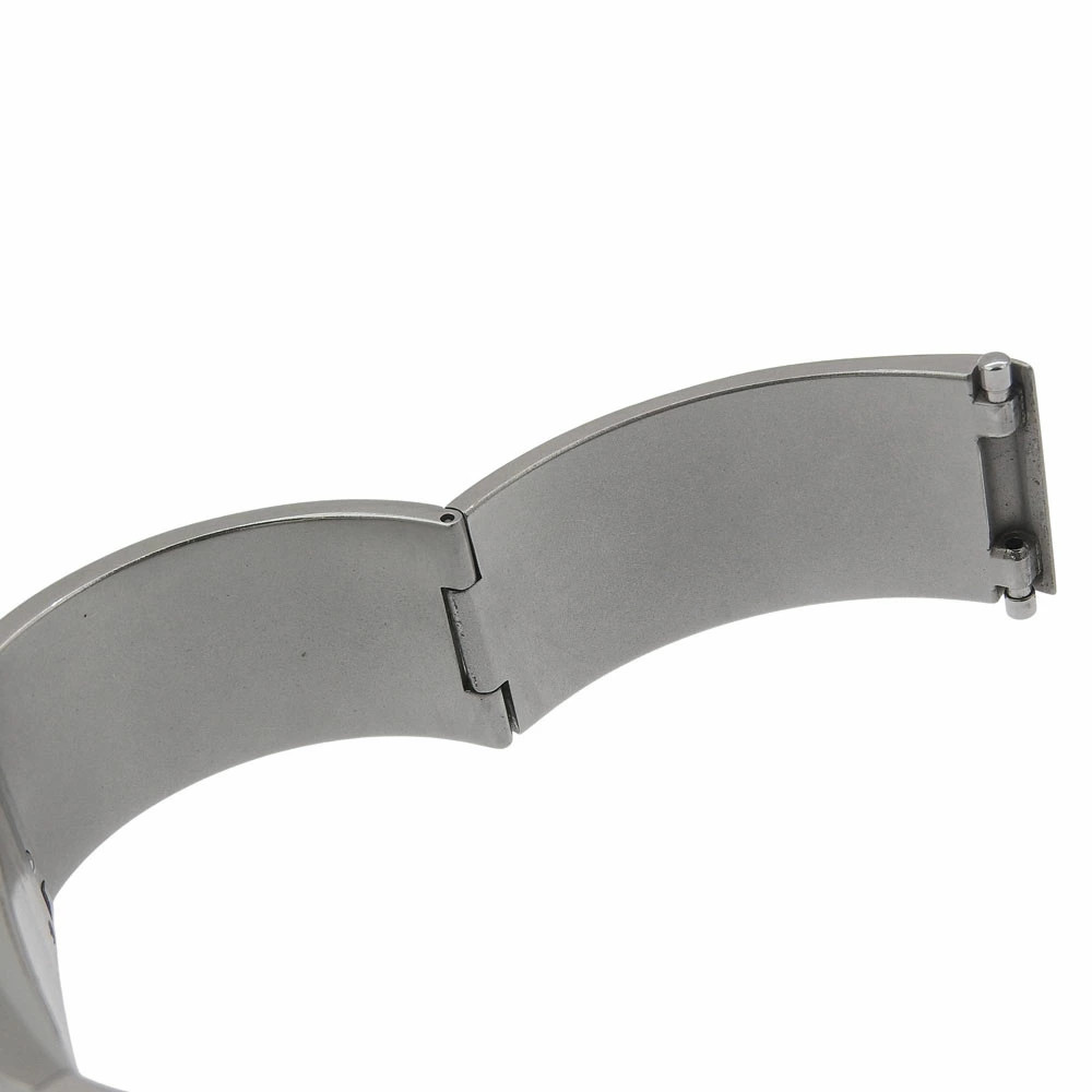 GUCCI Bangle Watch 2400L Stainless Steel Quartz Black Dial