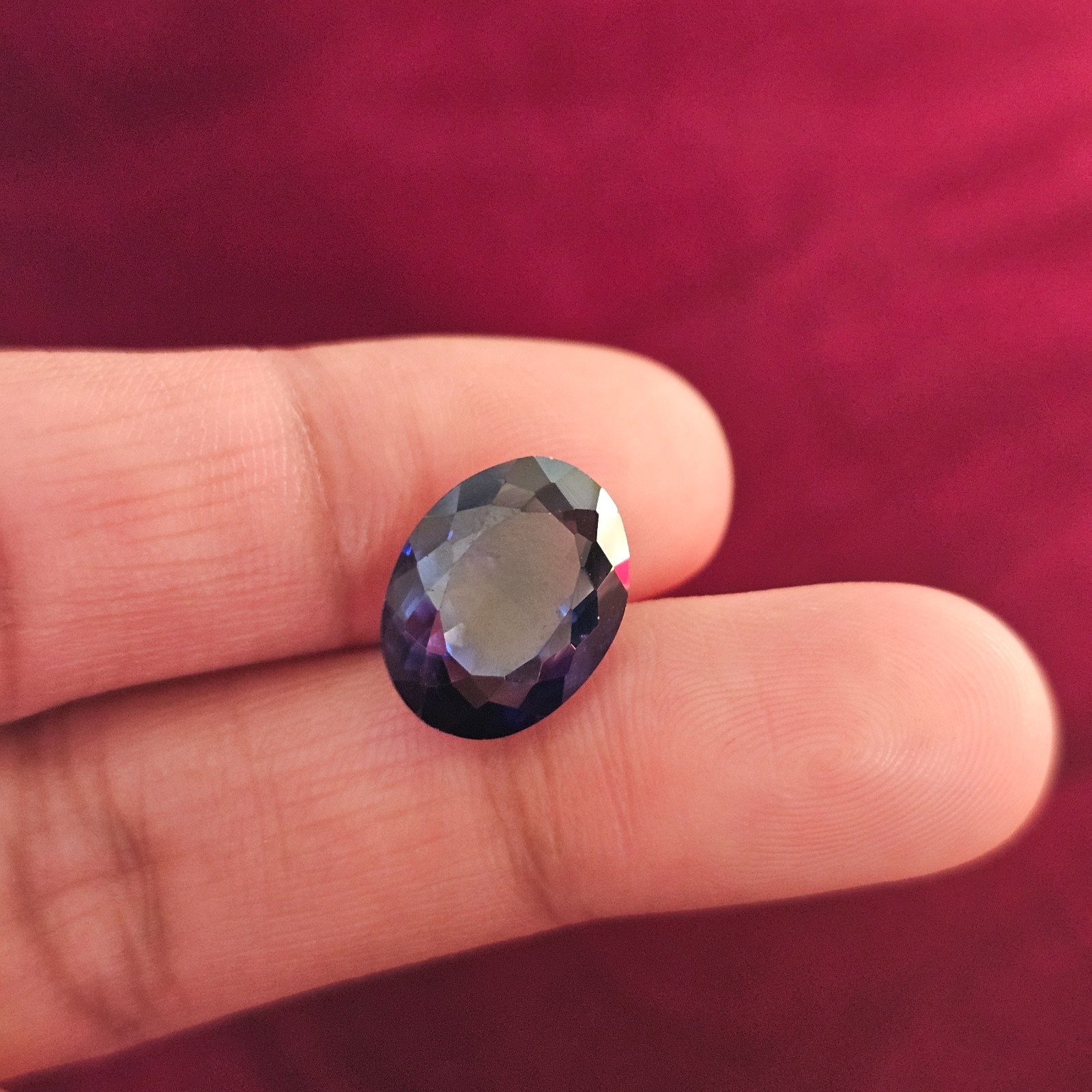 2 pcs 10 Ct each Blue Sapphire Oval Cut Loose Gemstone September Gift