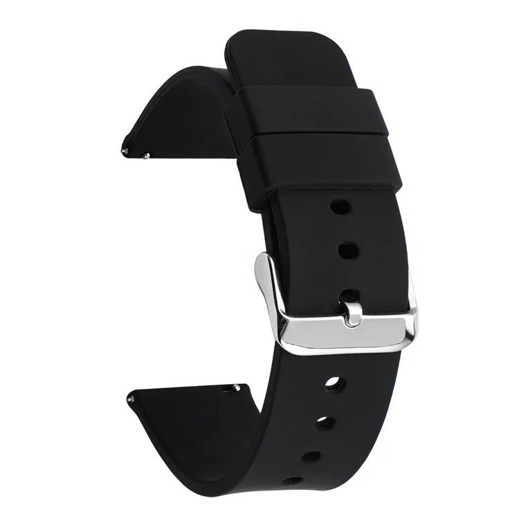 Silicone Watch Strap 14mm 16 18 19 20mm 21 22mm 24mm Waterproof Soft Rubber Band