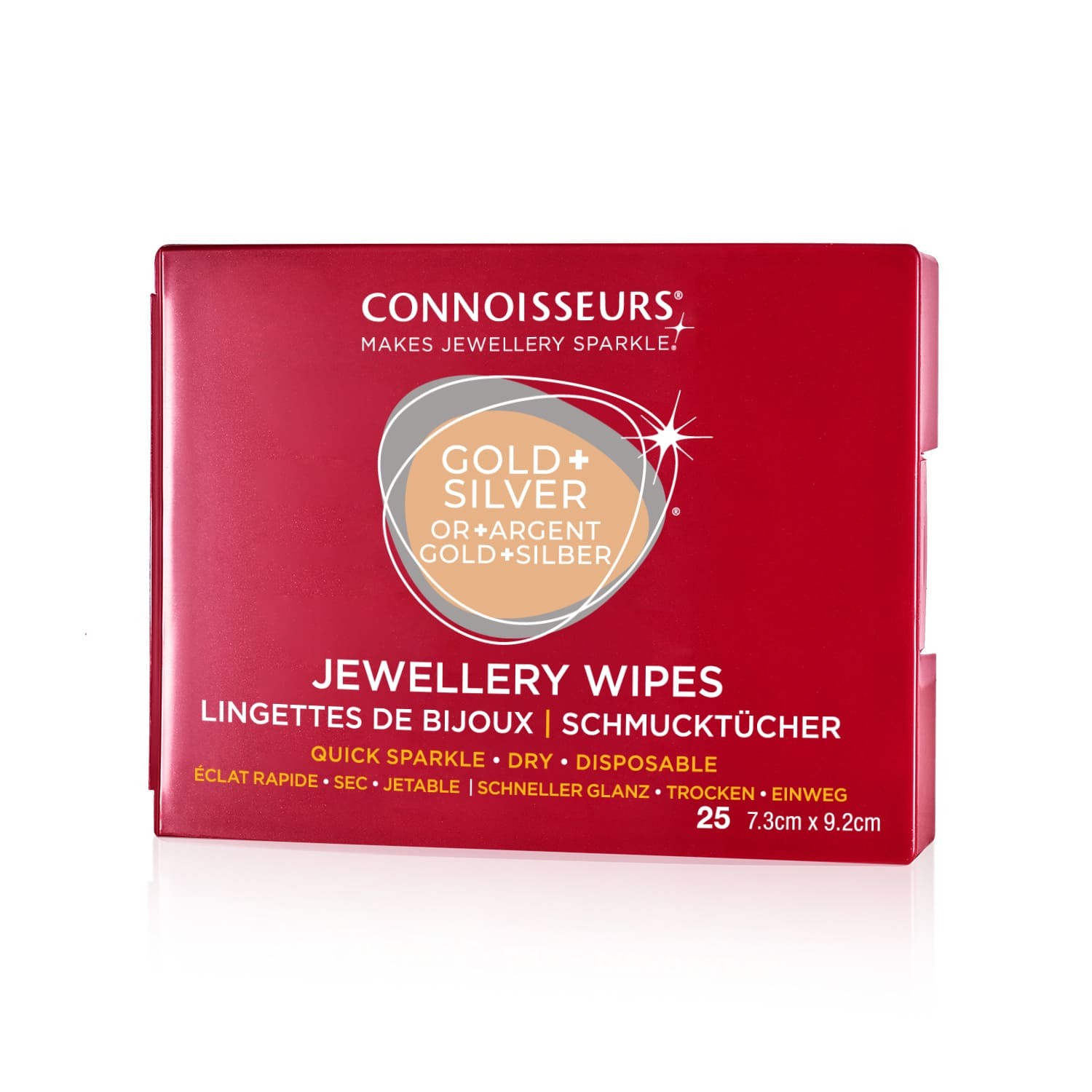 Connoisseurs Jewellery Wipes – Pre-Cut Cleaning Wipes for Jewelry