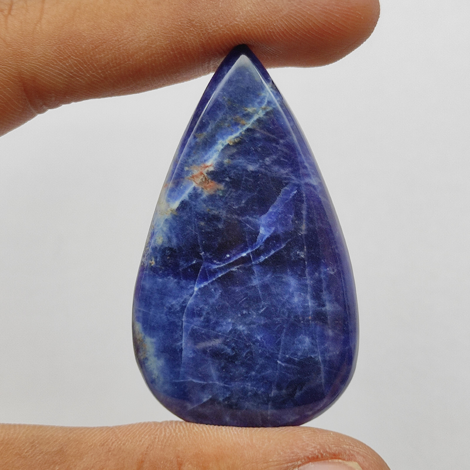 Natural blue sodalite cabochon handmade designer loose gemstone jewelry M7337