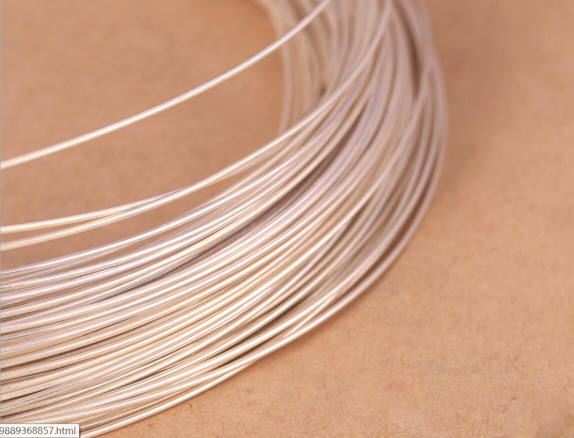 1M 999 Pure Sliver Round Wire Solid Dead Soft Fine Silver Craft Wire 18 – 9ga