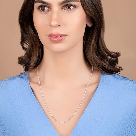925 Sterling Silver Snake Chain Necklace .925 Italy All Sizes