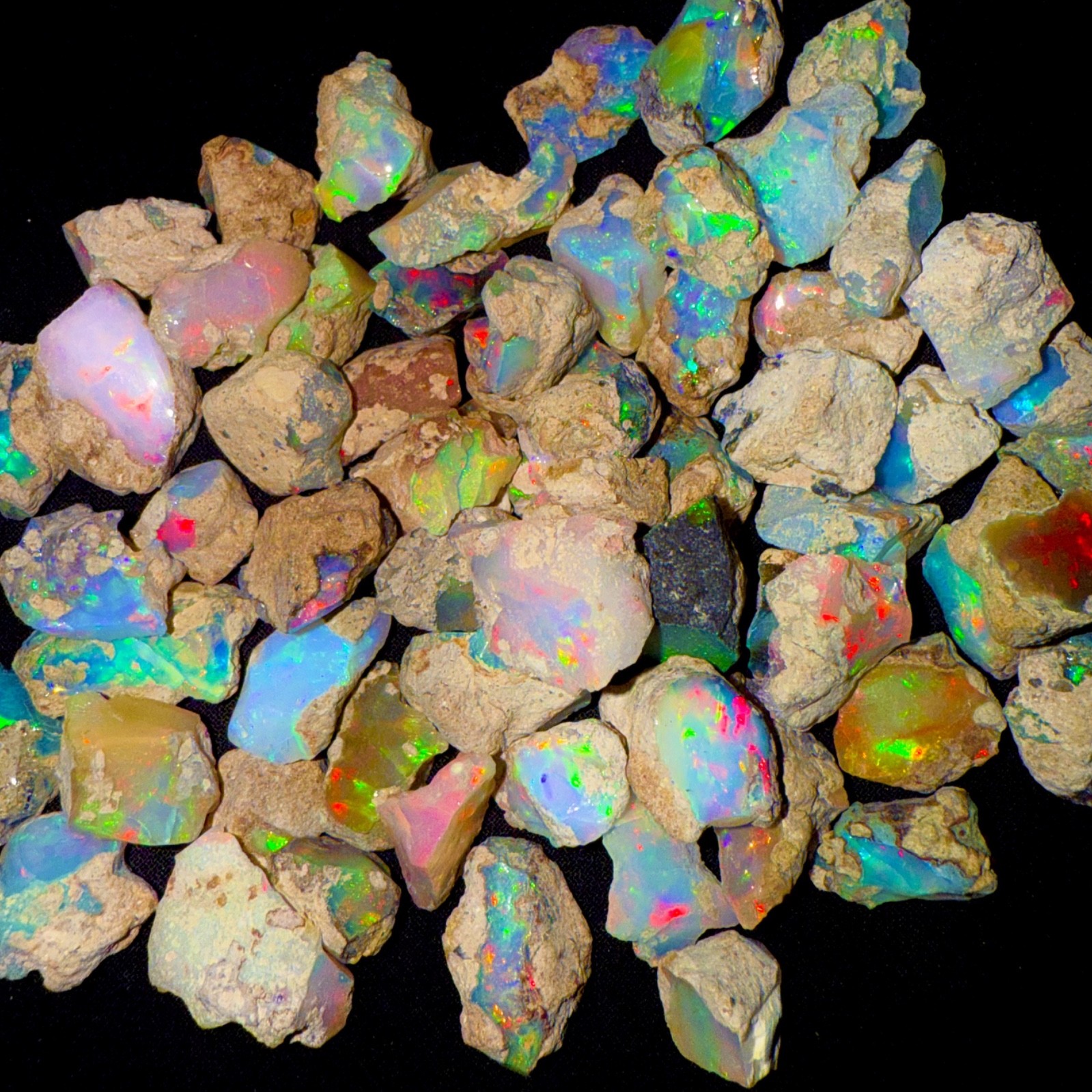 Opal Rough Lot 20 Pieces AAA cut grade rough Natural Ethiopian Welo Dry Opal Raw