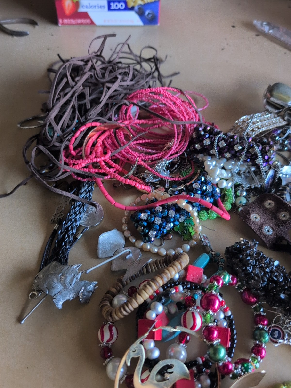 HUGE Vintage to Now ALL UNSEARCHED Jewelry Lot Wearable Craft Estate Find 4lbs