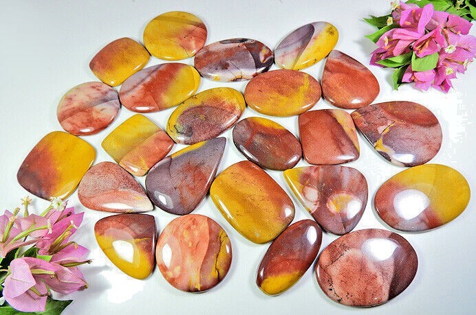 AA++ Natural Purple Mookite Mix Cabochon Loose Gemstone Wholesale Lot 15-35 MM