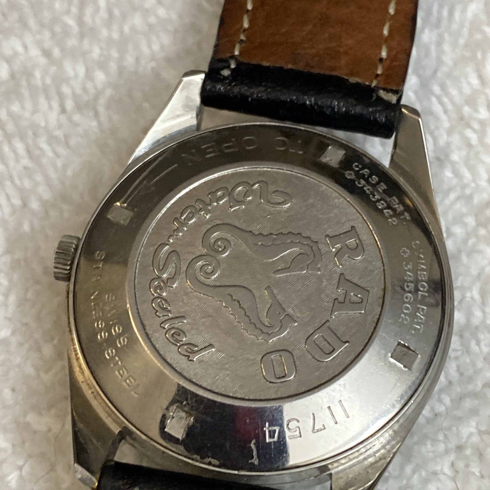 ***Vintage Rare Swiss Rado Men Wristwatch Daymaster 30 Stainless Steel Date Days