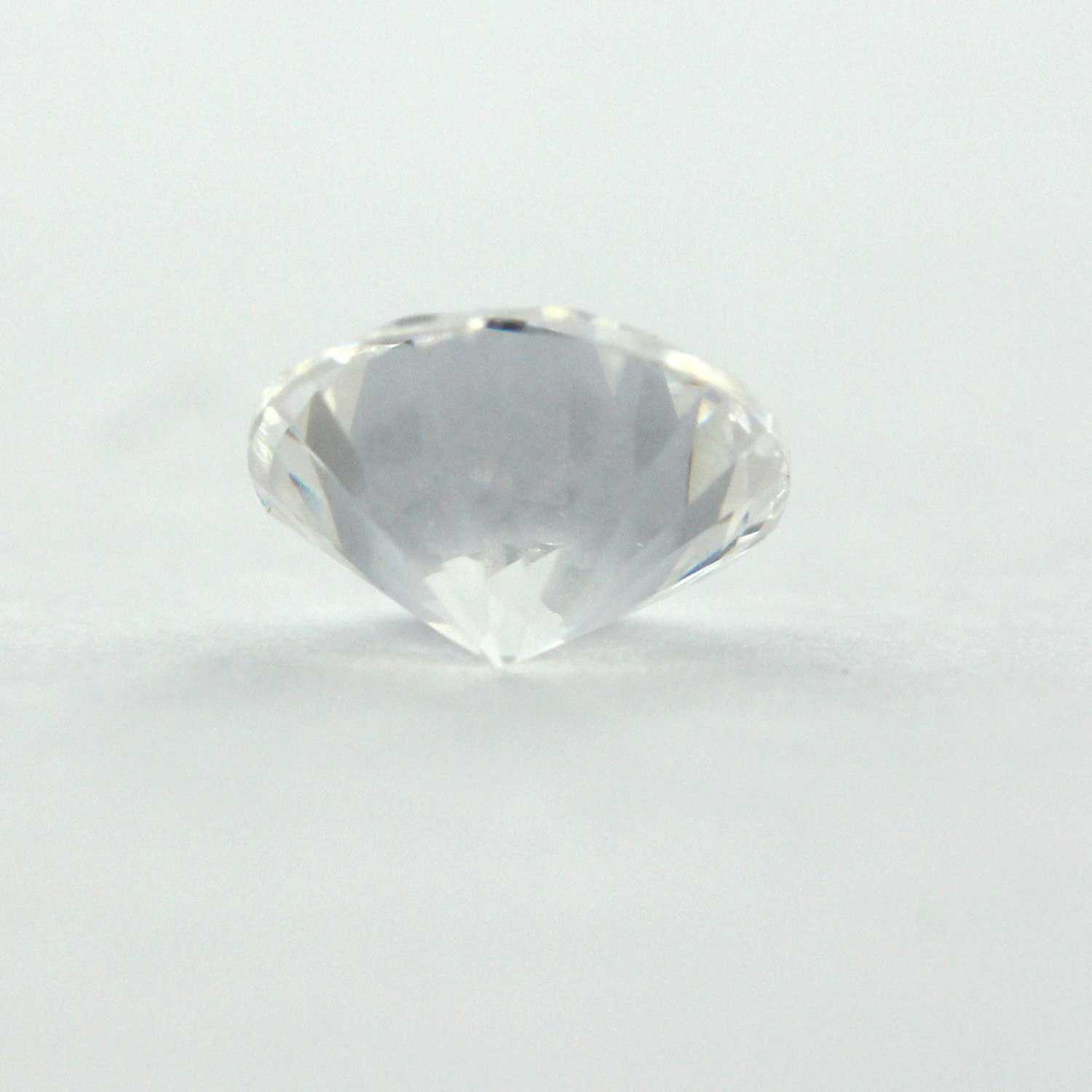 Loose Round Cut Clear CZ Stone Single Cubic Zirconia April Birthstone Shape