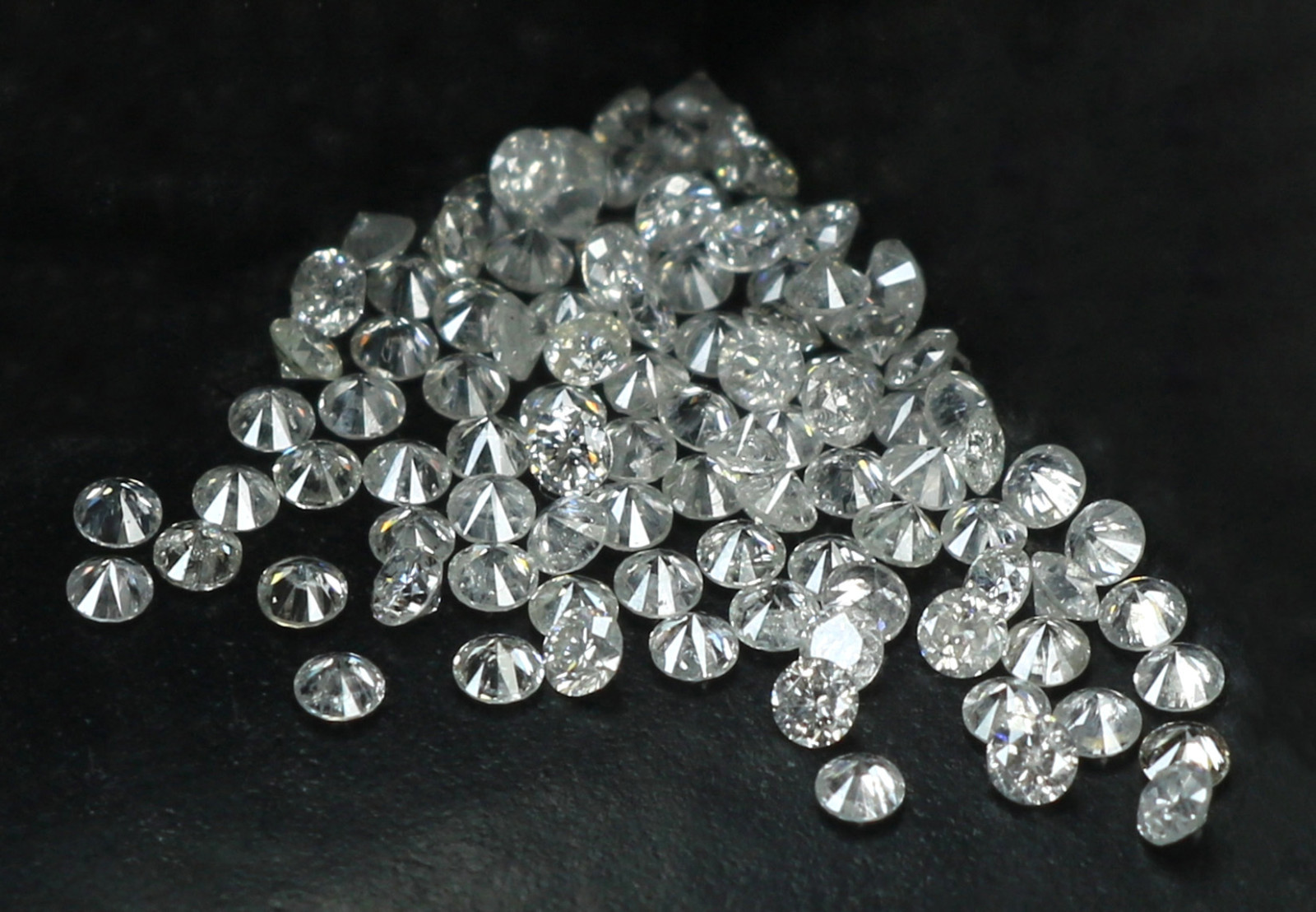 Real Natural Loose Diamond Round 100 Pcs Lot I1-I3 Clarity G-H White Color Q01