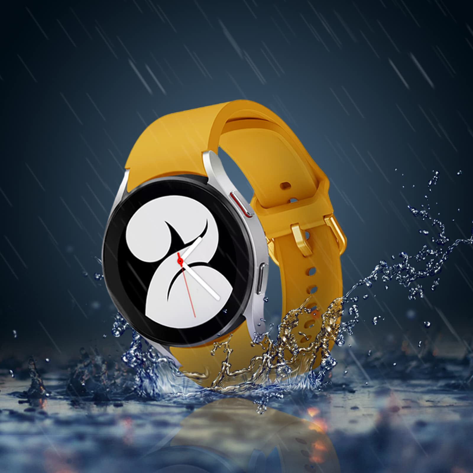 New Silicone Watch Band Strap For Samsung Galaxy Watch 4 5 6 7 40/44/43/47mm