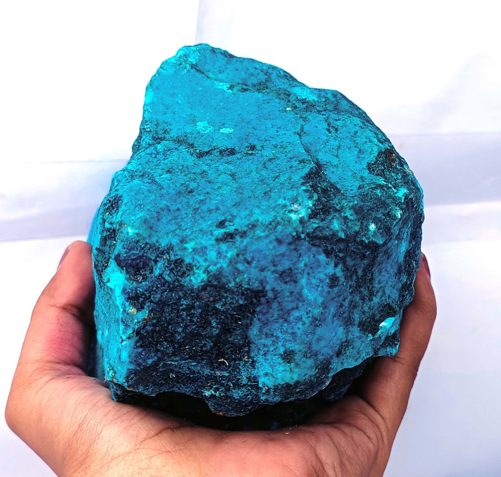 8174.0 Ct Natural Blue Arizona Turquoise Rough Certified Loose Gemstone 6YGY