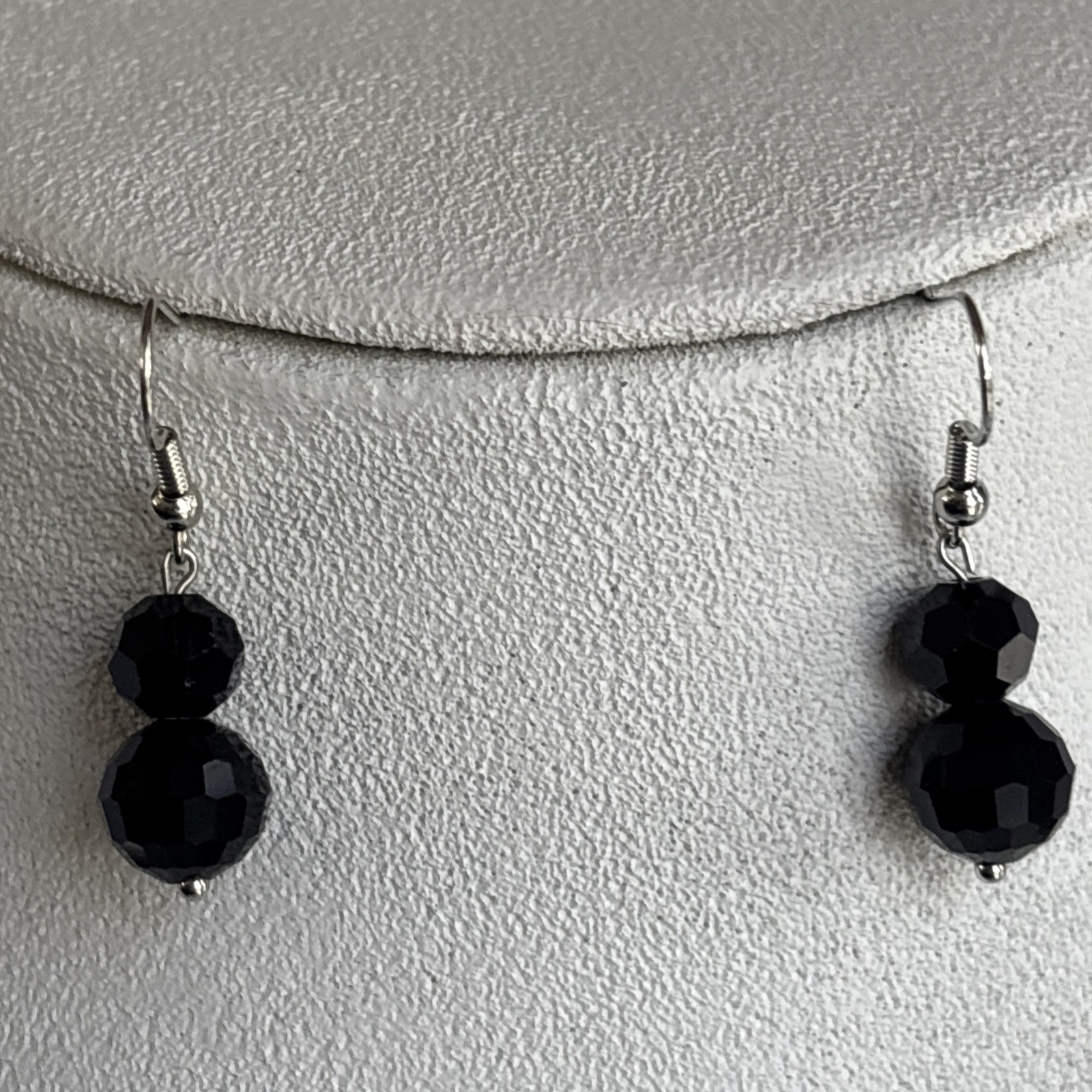 Park Lane Fascinated Necklace Satin Brushed Silver Tone Blue Black & Bns Earring