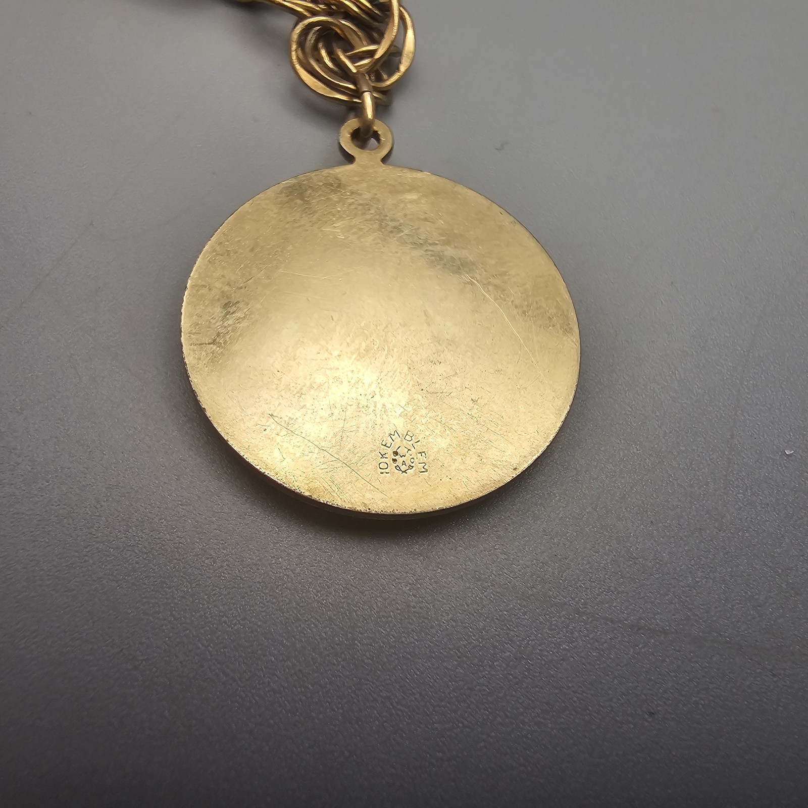 Vintage 10k Gold GTE Emblem Charm On 12k GF Bracelet – See Details