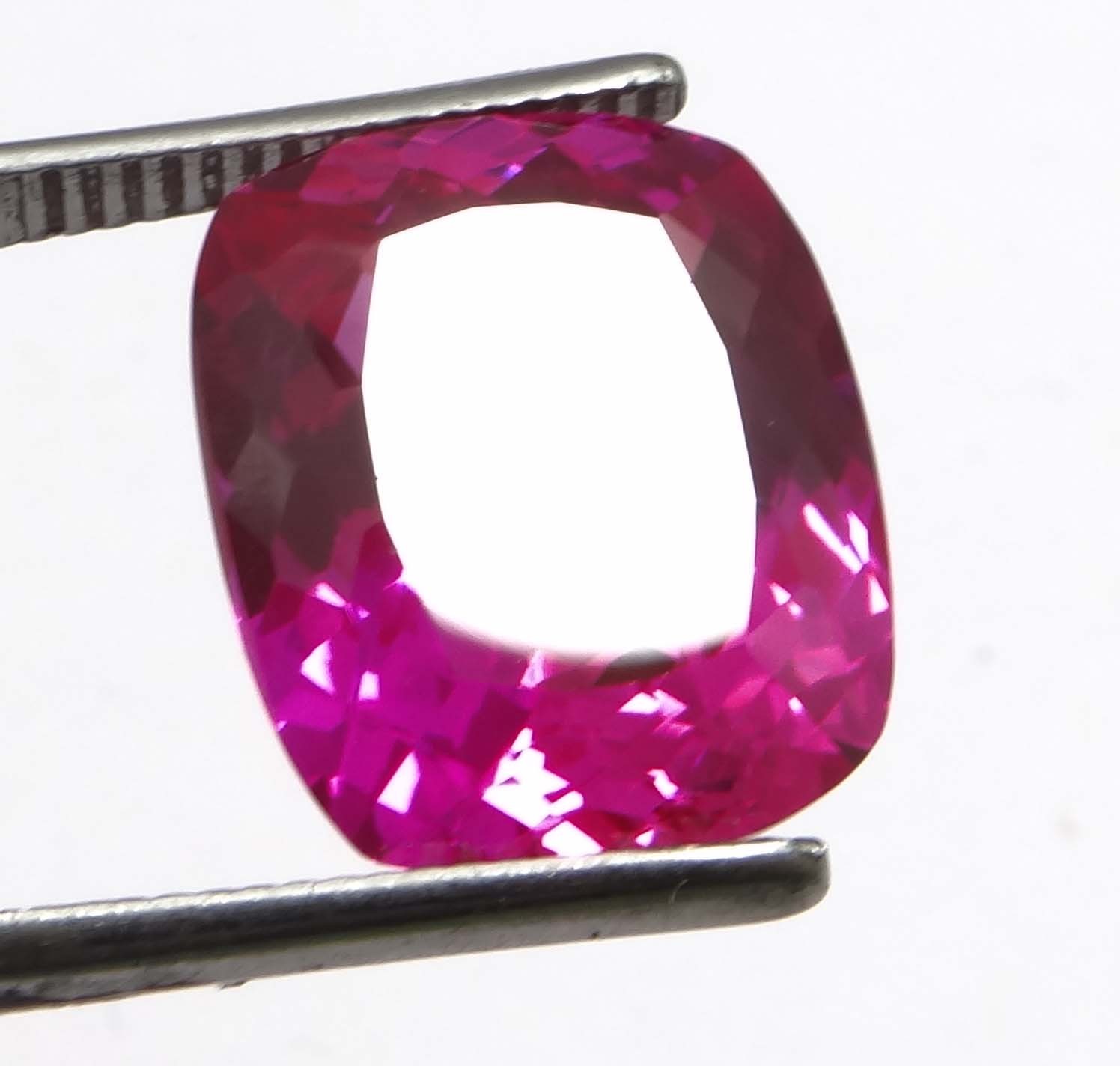 35.55 Ct Natural AAA+ Pink Ceylon Sapphire coushion Cut Loose Gemstone Certified