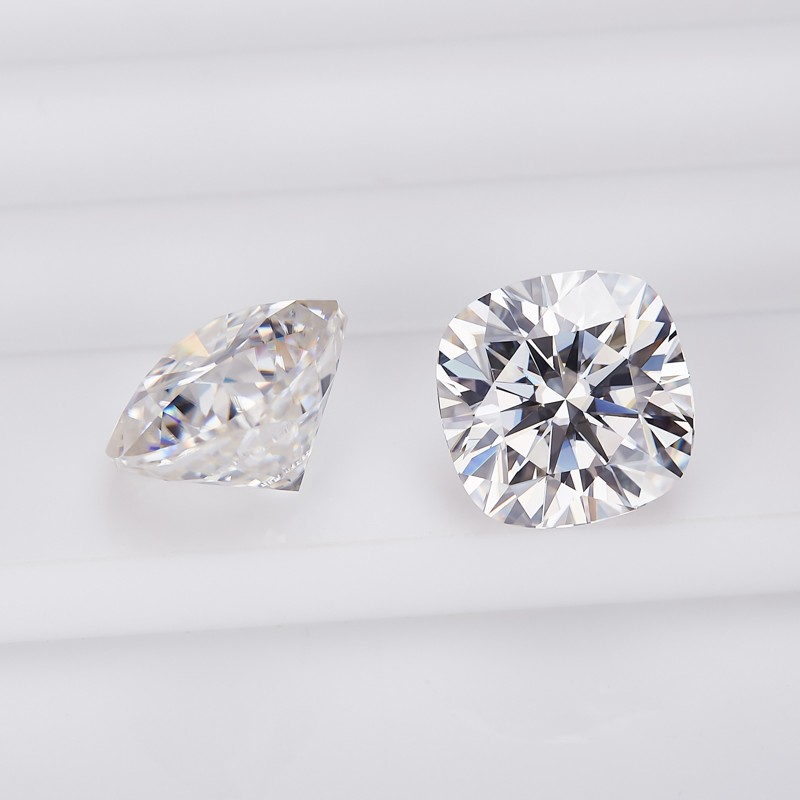 US GRA Cushion Cut 0.1-4ct Moissanite Loose 1-10pcs D Color VVS1 Wholesale Price
