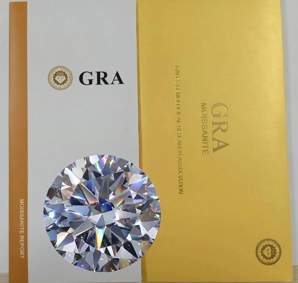 US 3-20mm D Color GRA Certified Loose Moissanite Round Stones D VVS1 All Sizes