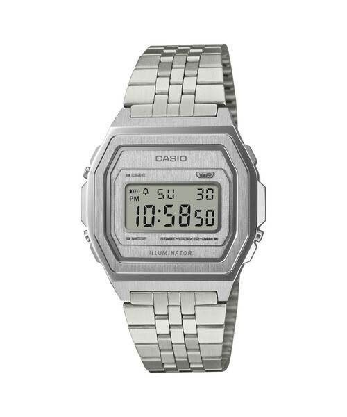 CASIO CLASSIC PREMIUM series A1000A 7JF stainless steel silver item only
