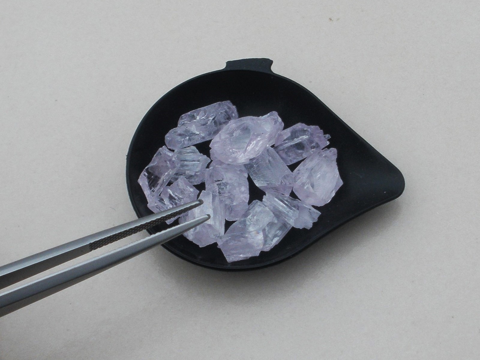 Kunzite Crystal Rough Gem Mix Parcel Over 25 Carats