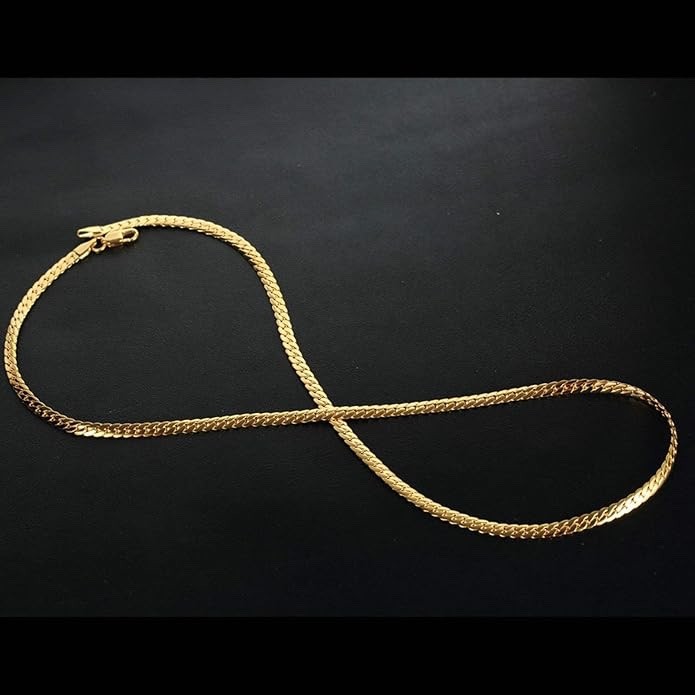 14K Gold Filled Miami Cuban Curb Chain Necklace 3-6mm Men Women 18-24″