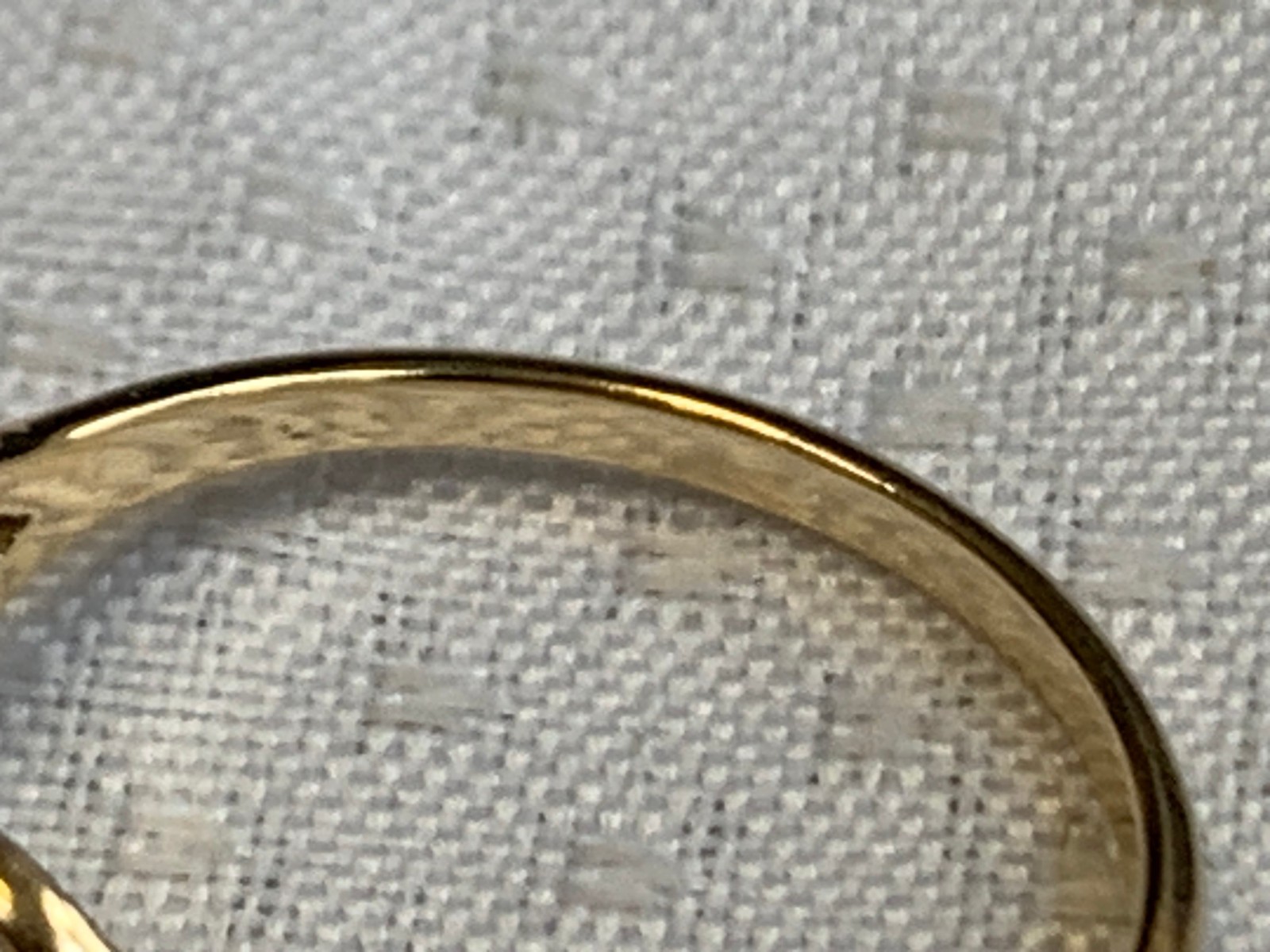 10K Yellow Gold Ring 1.53g Fine Jewelry Size 6 Band Opal Look Oval Stone *READ*