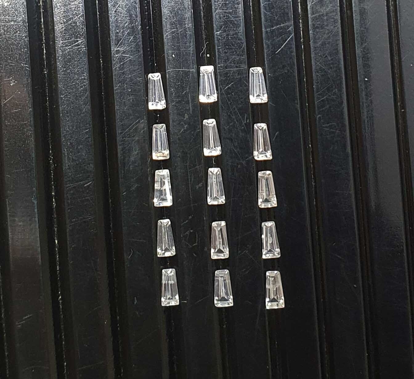 Natural Zircon Tapered Baguette Cut Loose Gemstone Lot 100 Pcs 1.50*2*4 MM 13 CT