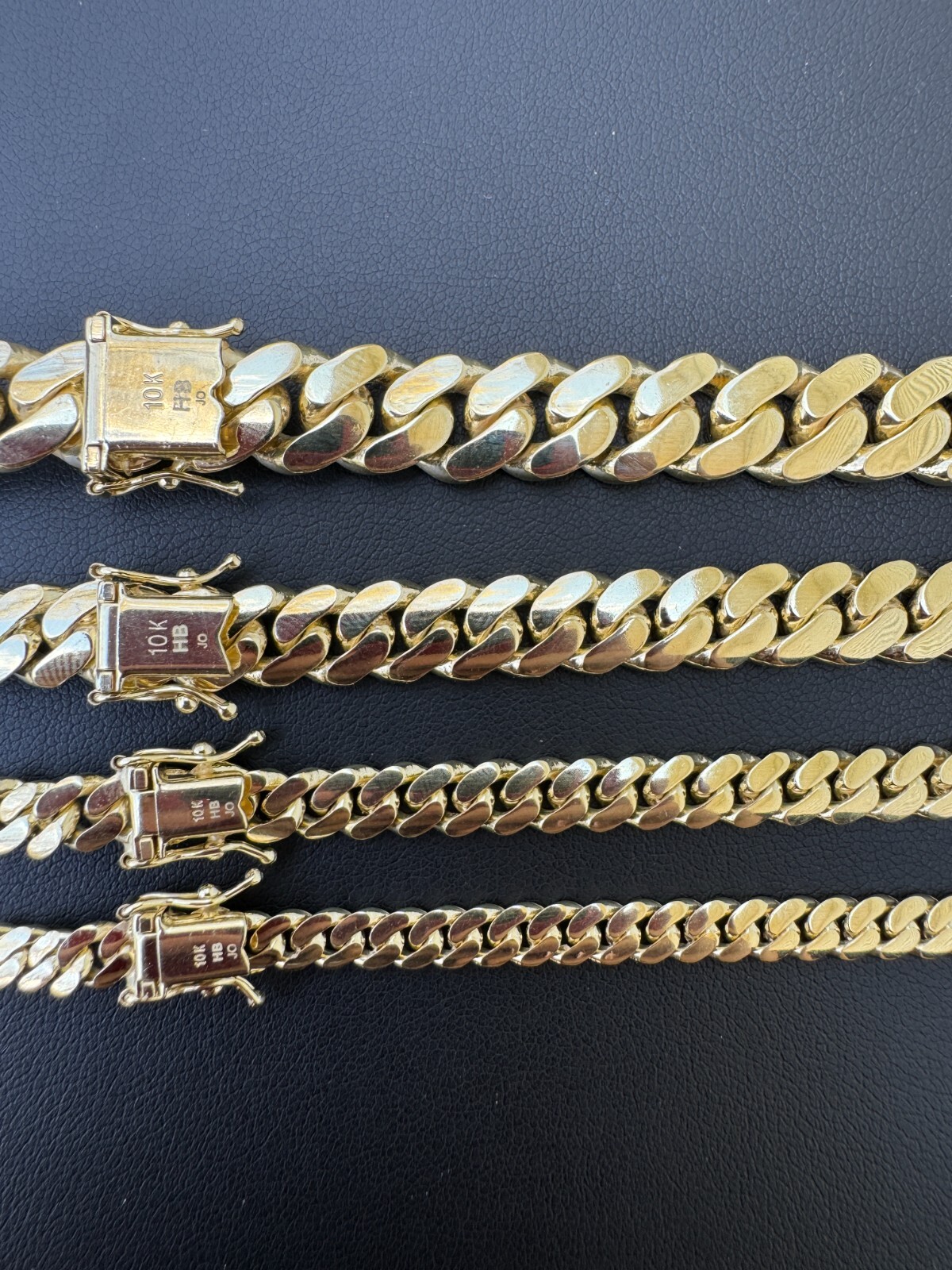 HANDMADE Tight Link Solid 10k Gold Miami Cuban Link Chain Or Bracelet Necklace
