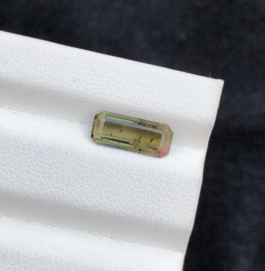 1.30 CT Natural Cut Tourmaline emerald Shap loose gemstone from Afghanistan.