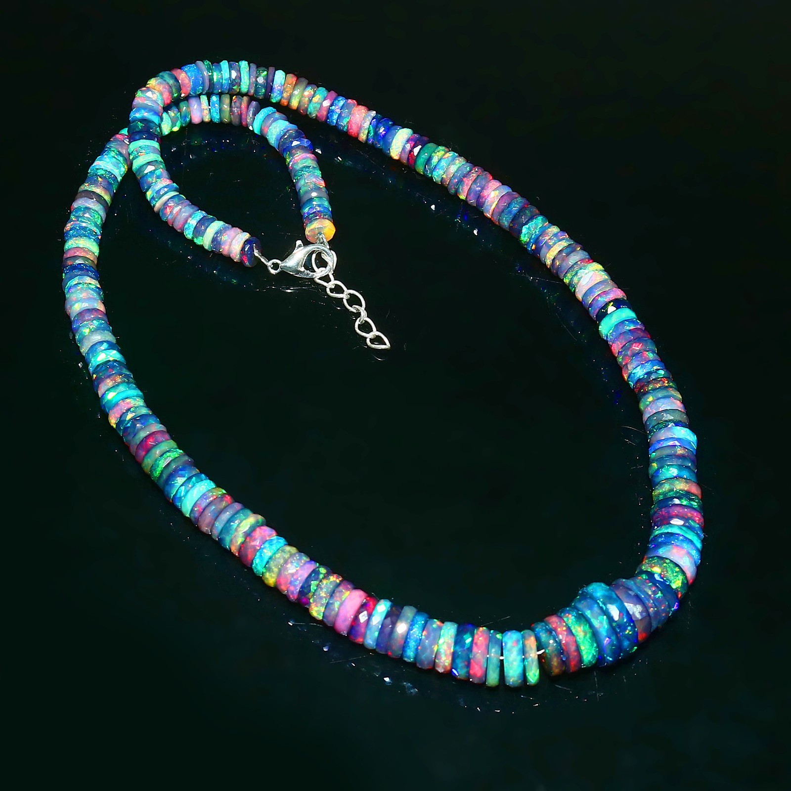 Opal beads multi opal beads Real opal Galaxy opal necklace Jewelry 1384