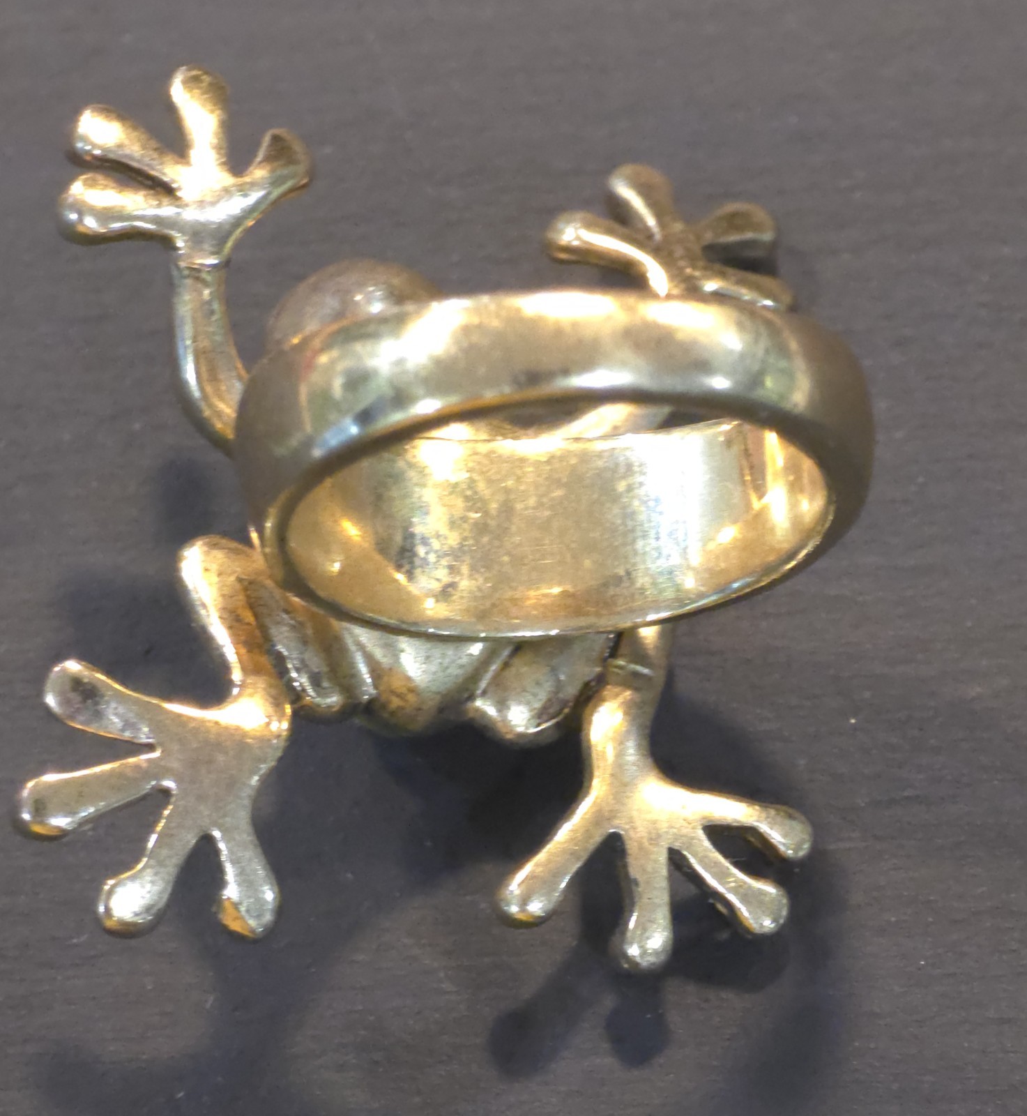 Vintage Betsey Johnson Frog Prince Ring – Size 7