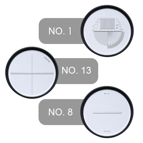 10X Rechargeable Jewelers Loupe Magnifier with LED Lights and 3 Reticle Scales
