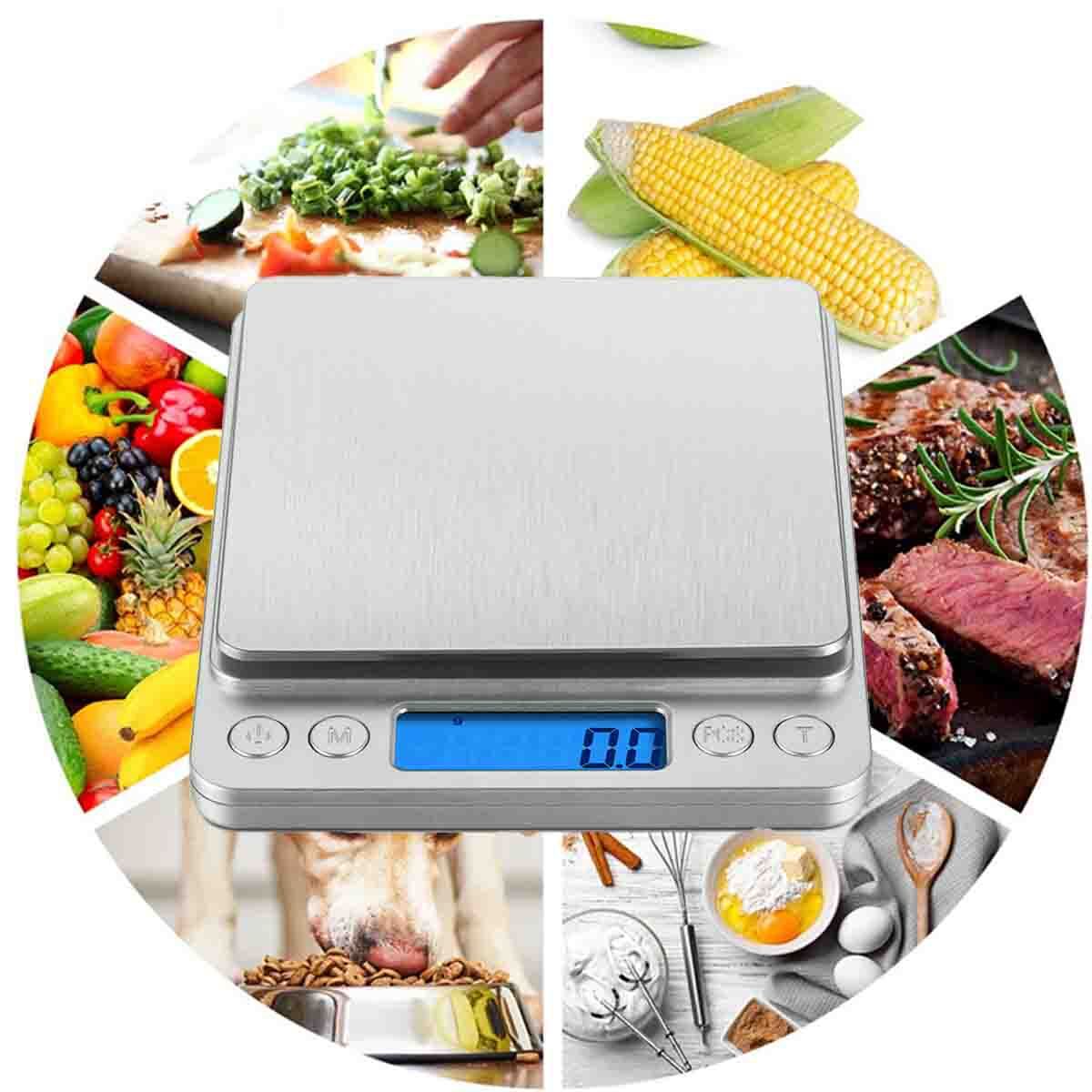 3000g/0.1g Digital Grain Gram Scale Jewelry Gold Silver Coin Pocket Size Herb