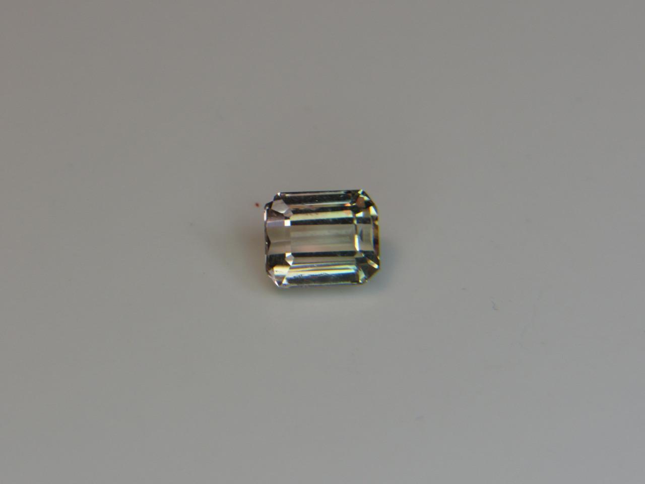 1.03CT VS STUNNING UNTREATED RARE VERY LIGHT PINKISH YELLOW CONGO TOURMALINE