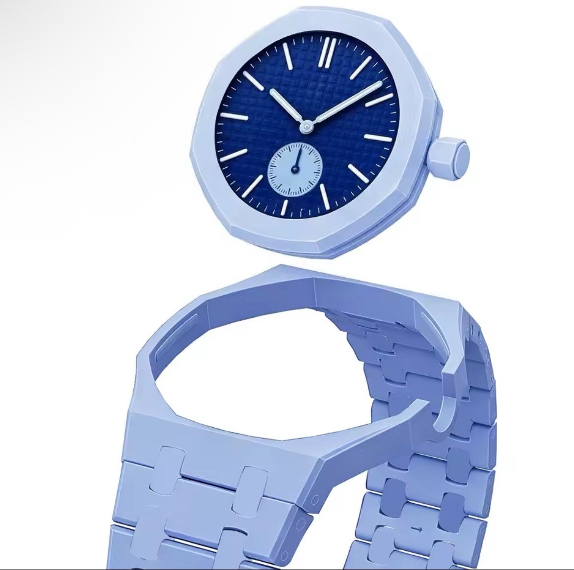 Ceramic Band Case Mod Kit Swatch Royal Pop Link Bracelet Strap 3 12 Full Solid