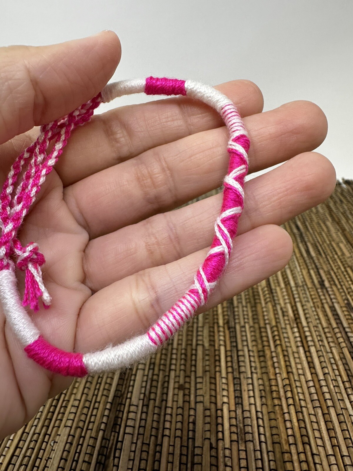 Handmade Adjustable Braided Bracelet – Black White & Multicolor Unisex Gift