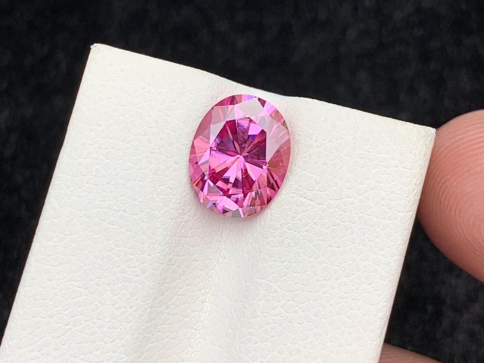 5.10 CT Natural Pink Diamond 10×12 mm 1 Pcs Oval Cut VVS1 D Grade Certified.