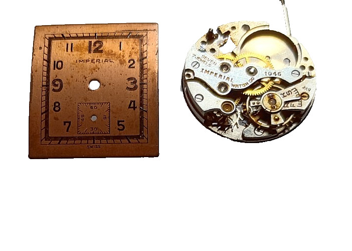 Imperial 1046 Watch Movement Watchmaker watch parts “Good Balance” 7 jewel