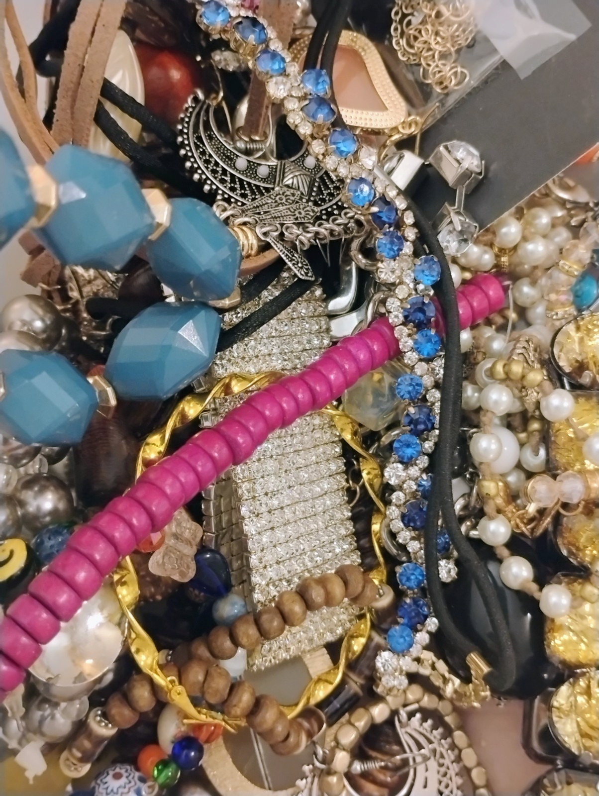 3 Pound Lb # Bulk Costume Fashion Jewelry Lot Junk Craft Resale Multi Purpose
