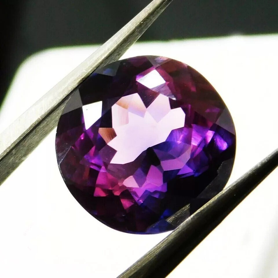 Natural Purple Tanzanite Round Extremely Rare 8-10Ct Certified Loose Gemstone