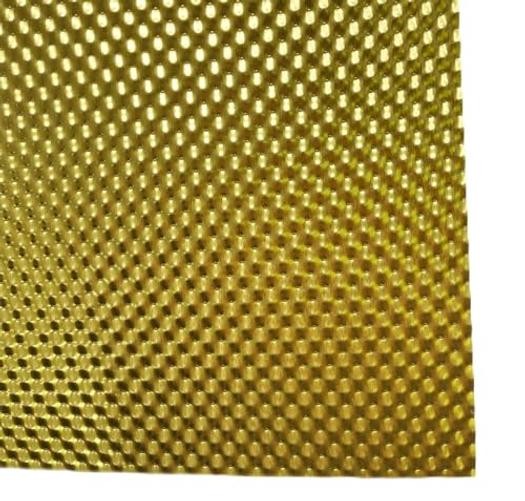 Gold Embossed 12″x12″ Aluminium Heat Insulation – Xinhan Black//Silver